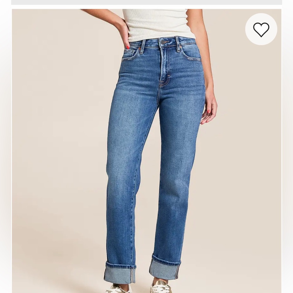 Hidden Tracey Cropped Straight Cuffed Jeans 23